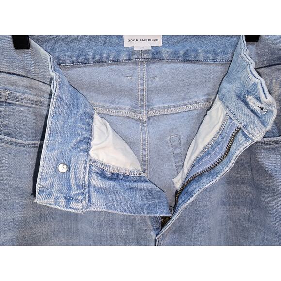 Good American Good Waist Crop Skinny Jeans – BLUE635, Size 16 - Picture 13 of 14